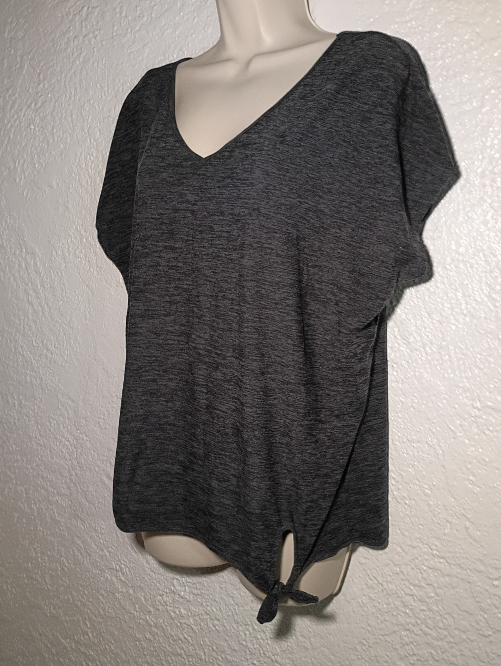 Kyodan Black Knotted Front Top